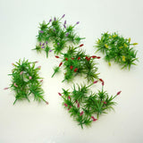 Maxbell 30Pcs Grass Tufts Model Flower Model for Miniature Scenery  Decor 3.5cm
