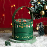Maxbell Party Gift Box Gift Wrapping Boxes Stackable for Gift Giving Birthday Party Pendant Green