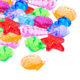 Maxbell Maxbell 90pcs Acrylic Diving Gems Pool Toys Dive Throw Toy for Girls Boys Toddler Kids