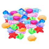 Maxbell Maxbell 90pcs Acrylic Diving Gems Pool Toys Dive Throw Toy for Girls Boys Toddler Kids