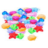 Maxbell Maxbell 90pcs Acrylic Diving Gems Pool Toys Dive Throw Toy for Girls Boys Toddler Kids