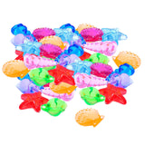 Maxbell Maxbell 90pcs Acrylic Diving Gems Pool Toys Dive Throw Toy for Girls Boys Toddler Kids