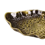 Maxbell Small Holder Ornament Sticks Plate Desktop Tea House Hotel Irregular Yellow