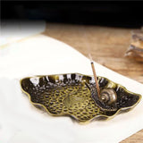 Maxbell Small Holder Ornament Sticks Plate Desktop Tea House Hotel Irregular Yellow