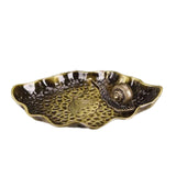 Maxbell Small Holder Ornament Sticks Plate Desktop Tea House Hotel Irregular Yellow