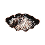 Maxbell Small Holder Ornament Sticks Plate Desktop Tea House Hotel Irregular Brown