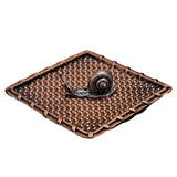 Maxbell Small Holder Ornament Sticks Plate Desktop Tea House Hotel Square Brown