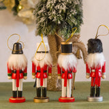 Maxbell 4x Traditional Nutcracker Puppet Party Favors Gift Holiday for Car Door Home