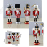 Maxbell 4x Traditional Nutcracker Puppet Party Favors Gift Holiday for Car Door Home