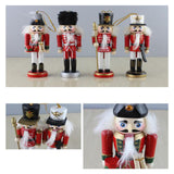 Maxbell 4x Traditional Nutcracker Puppet Party Favors Gift Holiday for Car Door Home