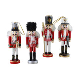 Maxbell 4x Traditional Nutcracker Puppet Party Favors Gift Holiday for Car Door Home