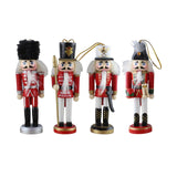 Maxbell 4x Traditional Nutcracker Puppet Party Favors Gift Holiday for Car Door Home
