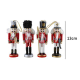 Maxbell 4x Traditional Nutcracker Puppet Party Favors Gift Holiday for Car Door Home