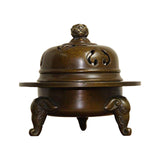 Maxbell Retro Incense Burner Decoration Antique Alloy for Desktop Home Ornament