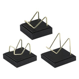 Maxbell Maxbell Display Holder PU Leather Decoration for Small Collectibles Rocks Coral S