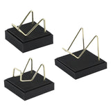 Maxbell Maxbell Display Holder PU Leather Decoration for Small Collectibles Rocks Coral S