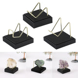 Maxbell Maxbell Display Holder PU Leather Decoration for Small Collectibles Rocks Coral S