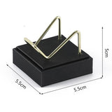 Maxbell Maxbell Display Holder PU Leather Decoration for Small Collectibles Rocks Coral S