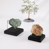 Maxbell Maxbell Display Holder PU Leather Decoration for Small Collectibles Rocks Coral S