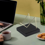 Maxbell Maxbell Display Holder PU Leather Decoration for Small Collectibles Rocks Coral L