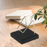 Maxbell Maxbell Display Holder PU Leather Decoration for Small Collectibles Rocks Coral L