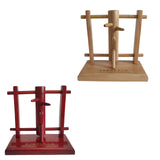 Maxbell Maxbell Wood Dummy Miniature Sculpture for Martial Arts School Living Room Car 18cm A