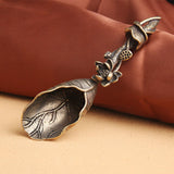 Maxbell Maxbell Tea Spoon Shovel Brass Delicate Accessories for Tea Ceremony Home Restaurant