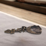 Maxbell Maxbell Tea Spoon Shovel Brass Delicate Accessories for Tea Ceremony Home Restaurant