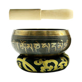 Maxbell Maxbell Tibetan Singing Bowls Set Beautiful Sound Antique for Calming 3.15inch