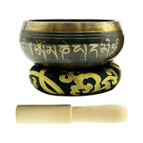 Maxbell Maxbell Tibetan Singing Bowls Set Beautiful Sound Antique for Calming 3.15inch