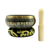 Maxbell Maxbell Tibetan Singing Bowls Set Beautiful Sound Antique for Calming 3.15inch