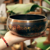 Maxbell Maxbell Tibetan Singing Bowls Set Beautiful Sound Antique for Calming 3.15inch