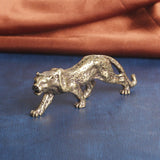 Maxbell Leopard Statue Cheetah Figurine Brass Handmade for Home Office Decoration