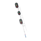 Maxbell Maxbell 1/87 Scale Railroad Train Traffic Lights for Train Railway Gauge Diorama