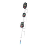Maxbell Maxbell 1/87 Scale Railroad Train Traffic Lights for Train Railway Gauge Diorama
