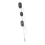 Maxbell Maxbell 1/87 Scale Railroad Train Traffic Lights for Train Railway Gauge Diorama