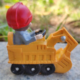 Maxbell Maxbell Resin Vehicle Toy Decorations Construction Theme Decorations Creative Mini Bagger