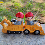 Maxbell Maxbell Resin Vehicle Toy Decorations Construction Theme Decorations Creative Mini Bagger