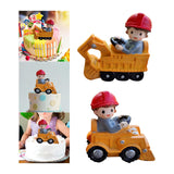 Maxbell Maxbell Resin Vehicle Toy Decorations Construction Theme Decorations Creative Mini Bagger