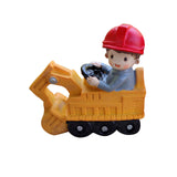 Maxbell Maxbell Resin Vehicle Toy Decorations Construction Theme Decorations Creative Mini Bagger