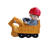 Maxbell Maxbell Resin Vehicle Toy Decorations Construction Theme Decorations Creative Mini Bagger