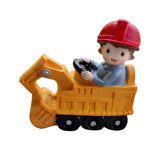 Maxbell Maxbell Resin Vehicle Toy Decorations Construction Theme Decorations Creative Mini Bagger