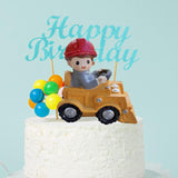 Maxbell Maxbell Resin Vehicle Toy Decorations Construction Theme Decorations Creative Mini Bulldozer