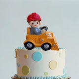 Maxbell Maxbell Resin Vehicle Toy Decorations Construction Theme Decorations Creative Mini Bulldozer