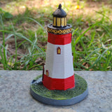 Maxbell Maxbell Miniature Lighthouse Ornament Watchtower Model for Cabinet Desktop Decor