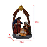 Maxbell Maxbell Nativity Scene Figurine Set Christmas Spiritual for Party Favors Tabletop