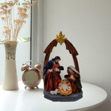 Maxbell Maxbell Nativity Scene Figurine Set Christmas Spiritual for Party Favors Tabletop