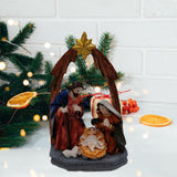 Maxbell Maxbell Nativity Scene Figurine Set Christmas Spiritual for Party Favors Tabletop