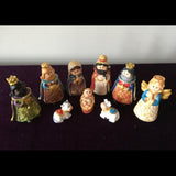 Maxbell Maxbell 9 Pieces Christmas Nativity Set Resin Crafts Decorations Collection Gifts