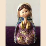 Maxbell Maxbell 9 Pieces Christmas Nativity Set Resin Crafts Decorations Collection Gifts